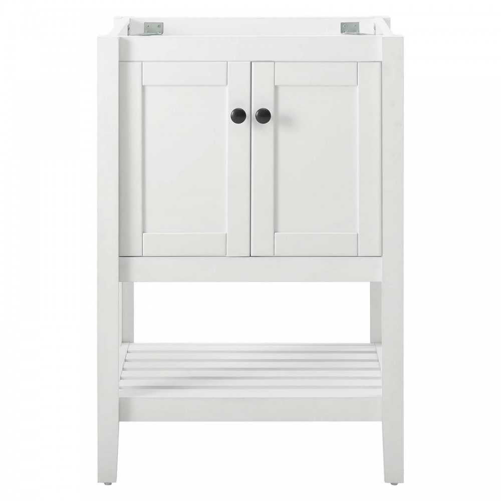 Prestige 23" Bathroom Vanity Cabinet (Sink Basin Not Included), White
