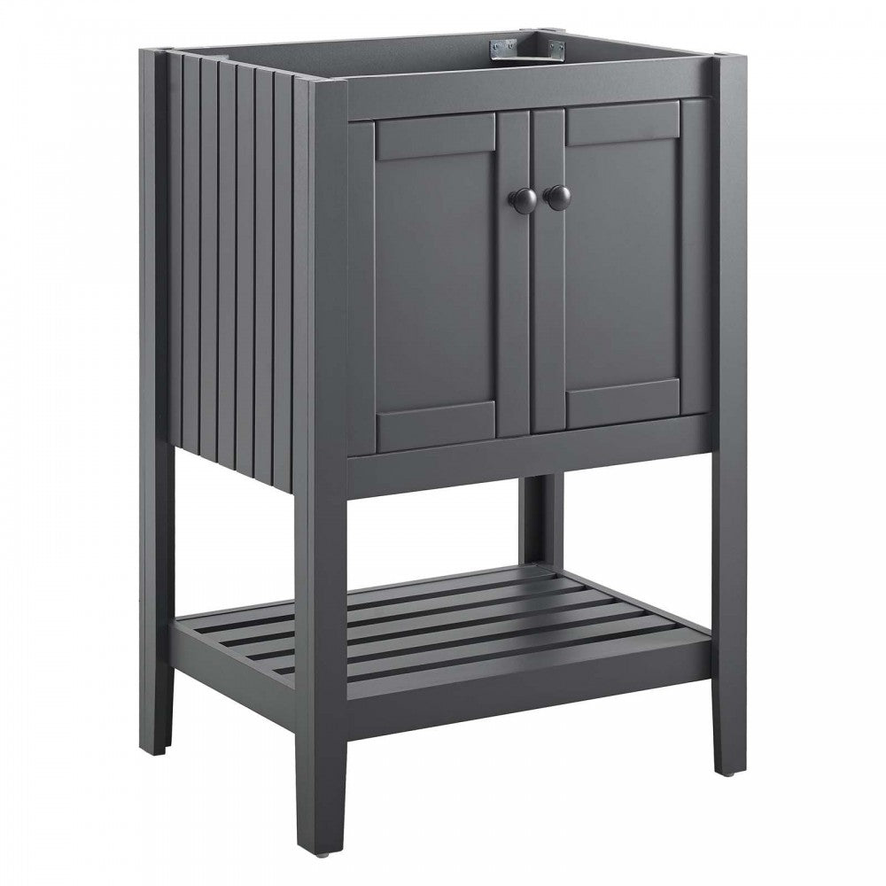 Prestige 23" Bathroom Vanity Cabinet (Sink Basin Not Included), Gray