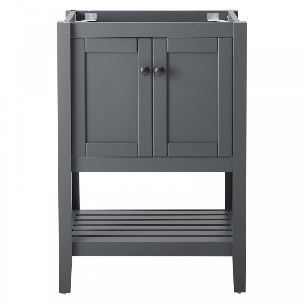 Prestige 23" Bathroom Vanity Cabinet (Sink Basin Not Included), Gray