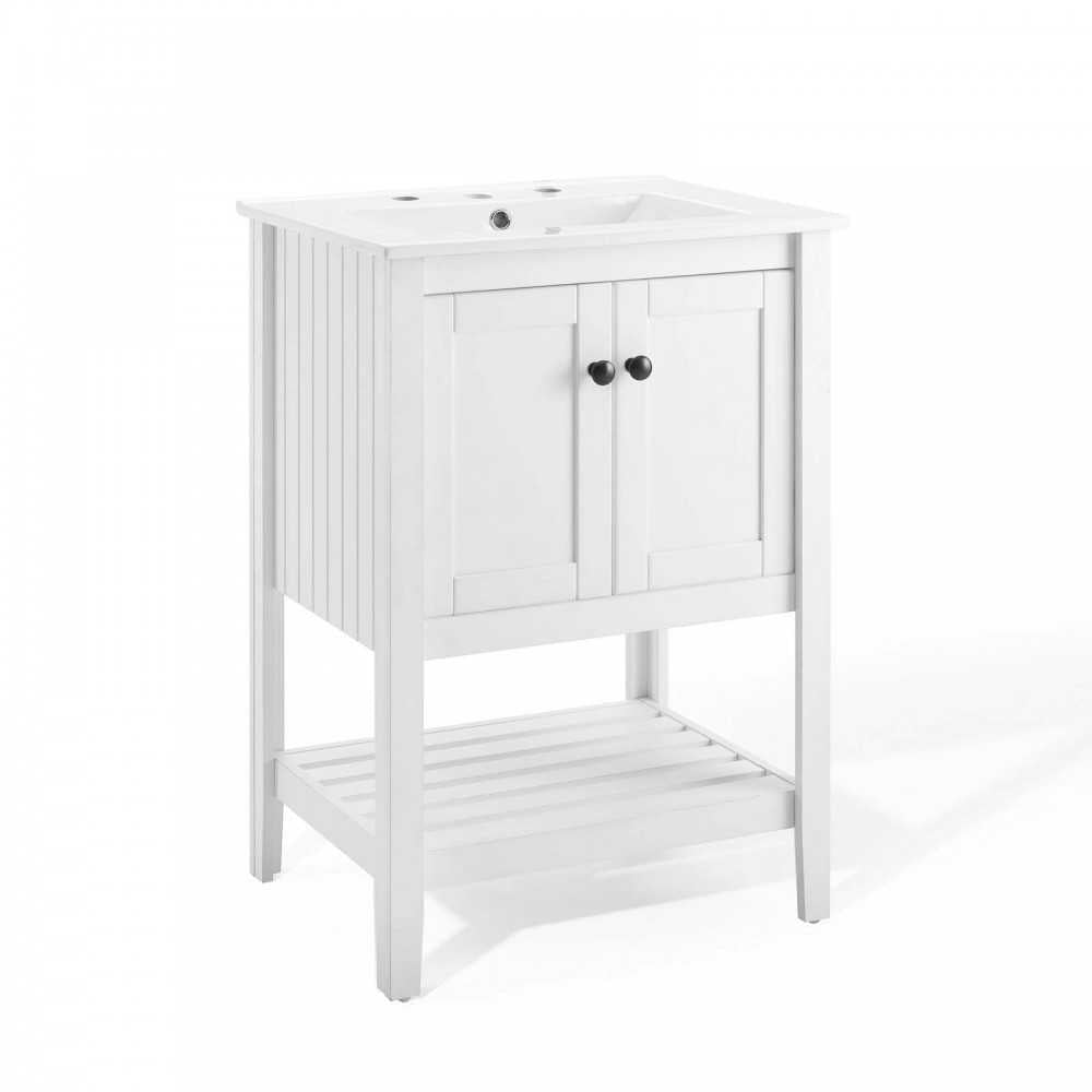 Prestige 24" Bathroom Vanity, White White