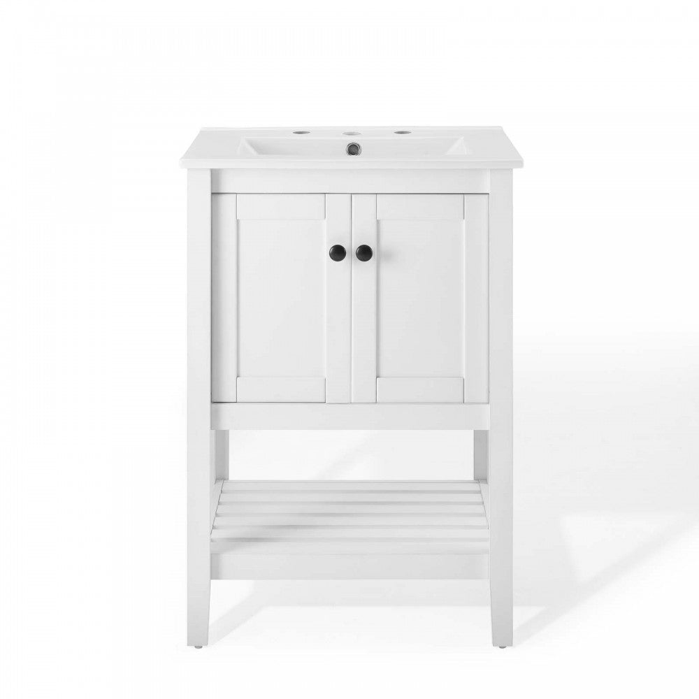 Prestige 24" Bathroom Vanity, White White