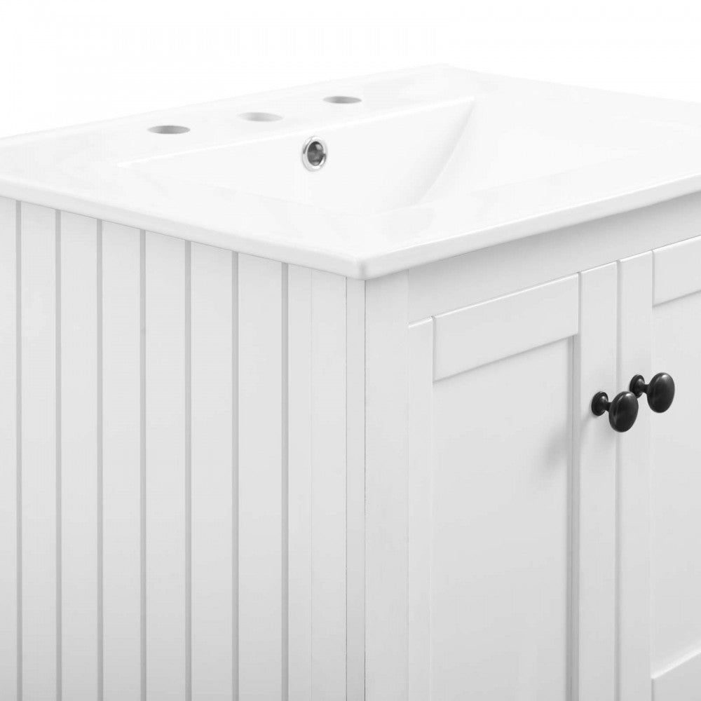 Prestige 24" Bathroom Vanity, White White