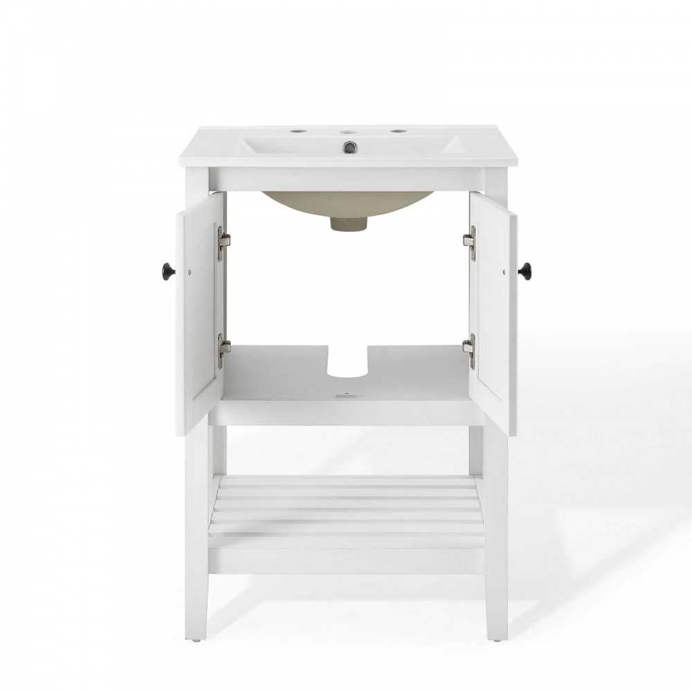 Prestige 24" Bathroom Vanity, White White
