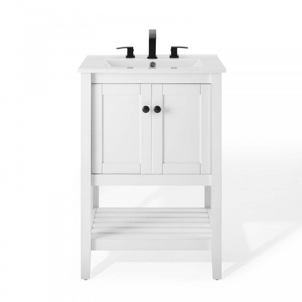 Prestige 24" Bathroom Vanity, White White