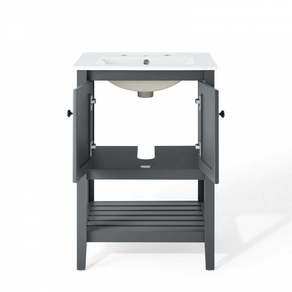 Prestige 24" Bathroom Vanity, Gray White
