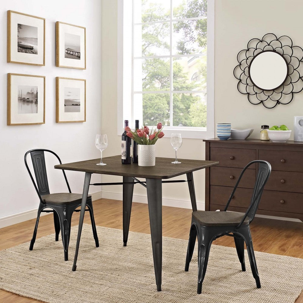 Promenade Dining Side Chair Set of 2, Black