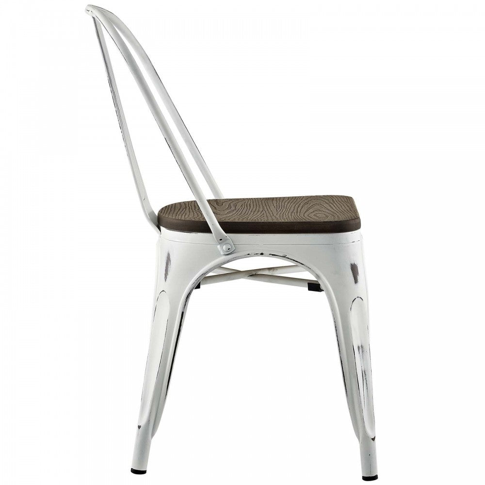 Promenade Dining Side Chair Set of 2, White