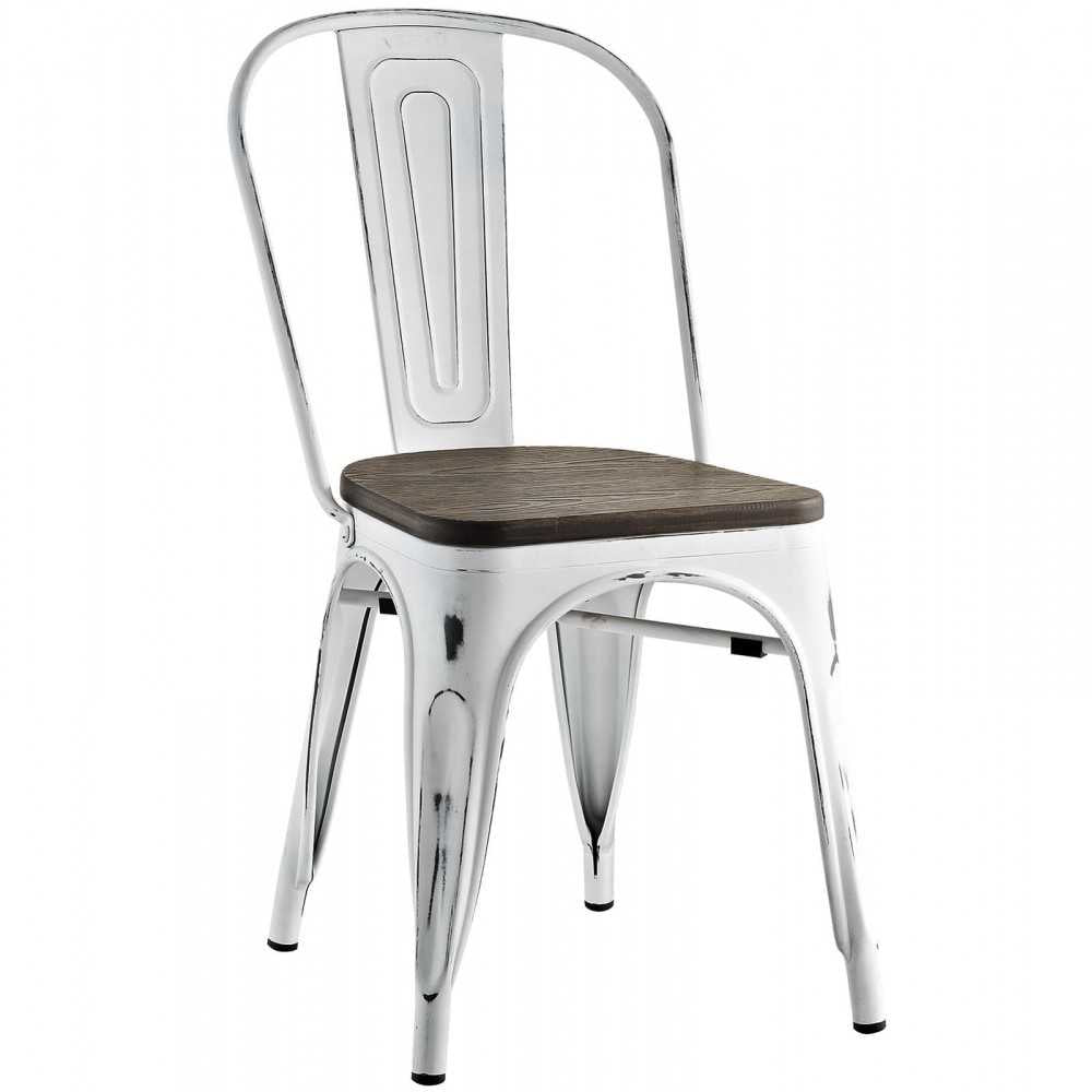 Promenade Dining Side Chair Set of 2, White