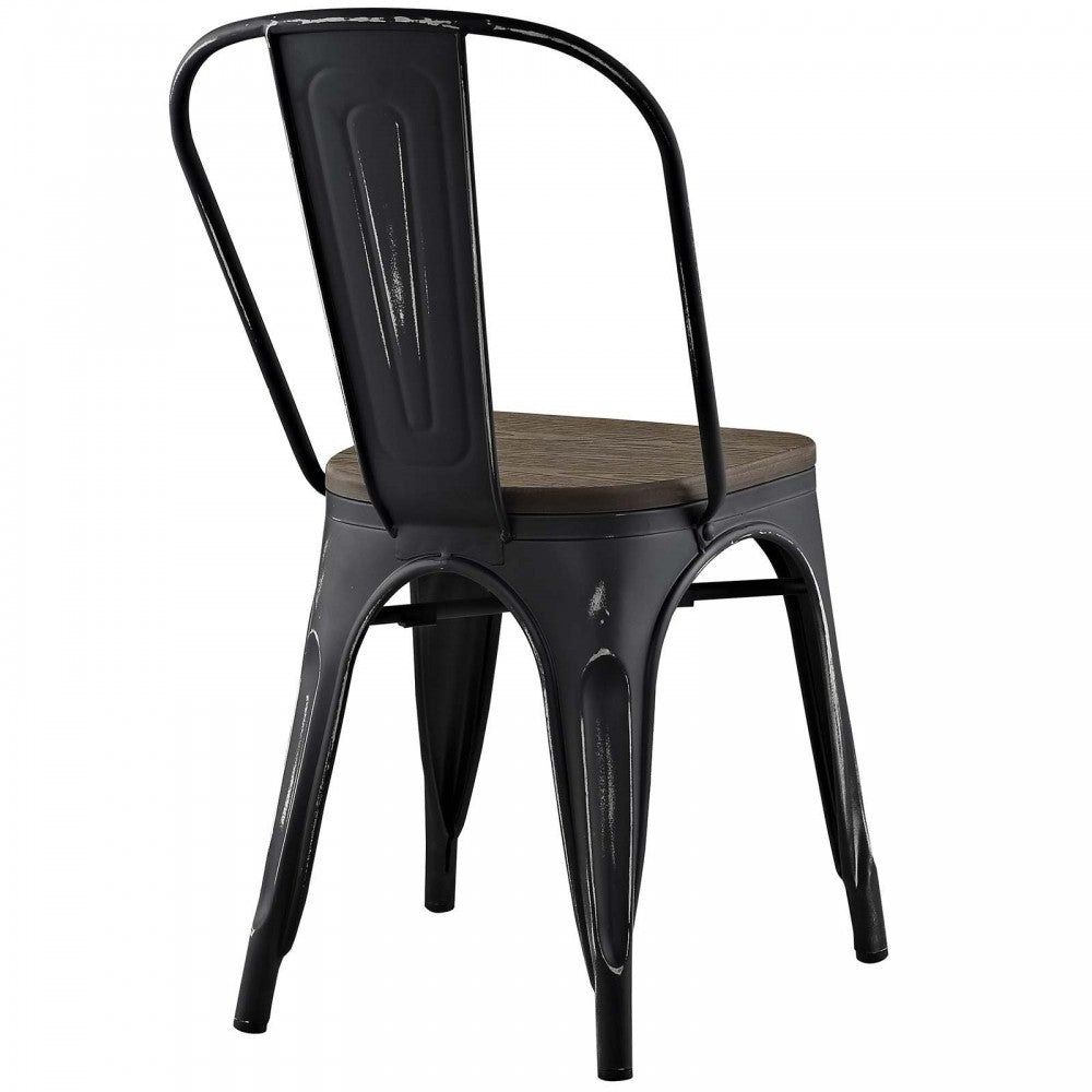 Promenade Dining Side Chair Set of 4, Black