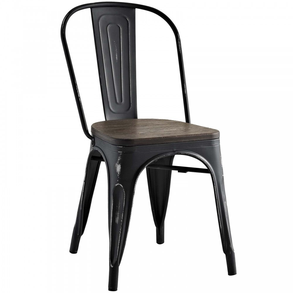Promenade Dining Side Chair Set of 4, Black
