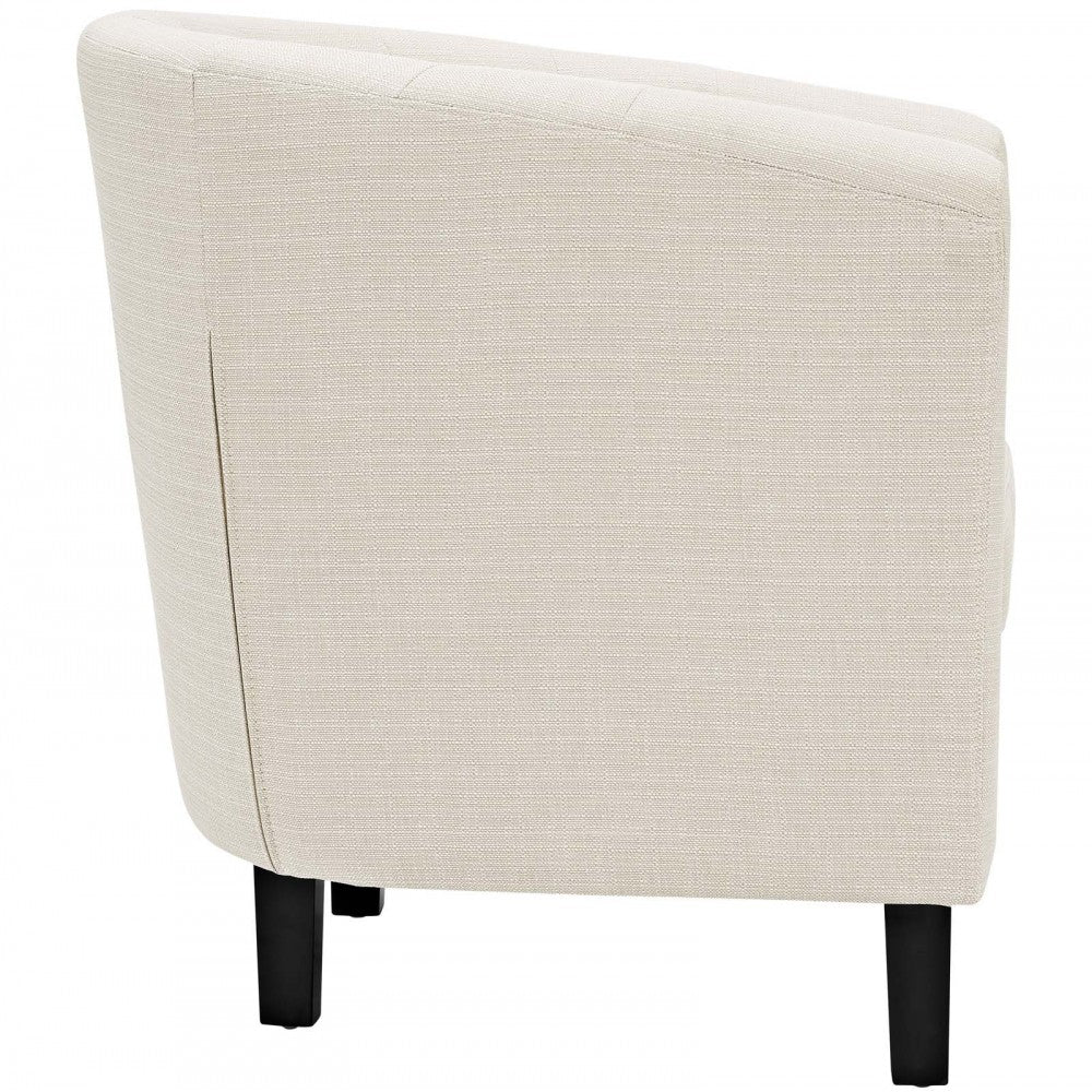 Prospect Upholstered Fabric Armchair, Beige
