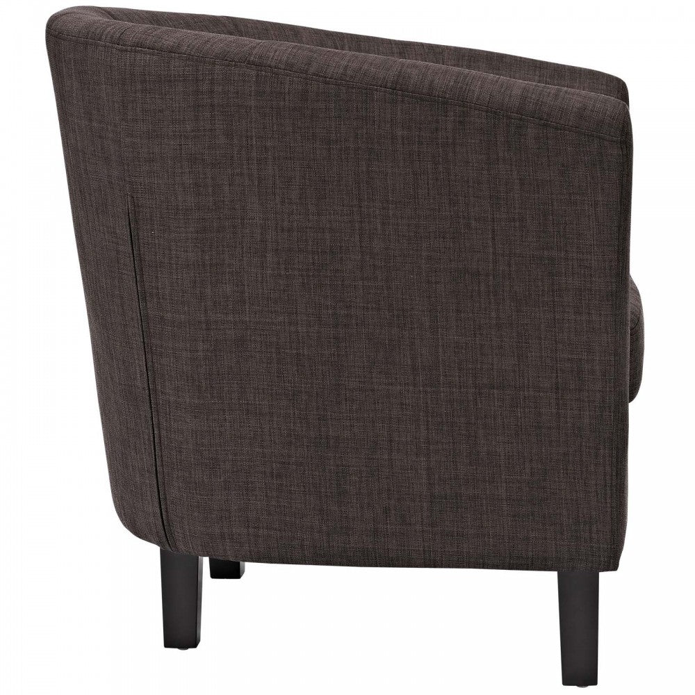 Prospect Upholstered Fabric Armchair, Brown