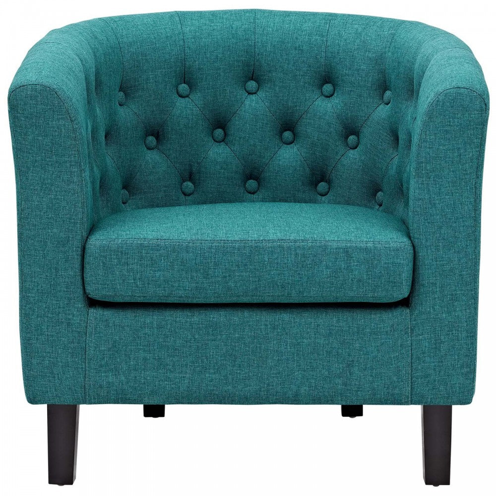 Prospect Upholstered Fabric Armchair, Teal