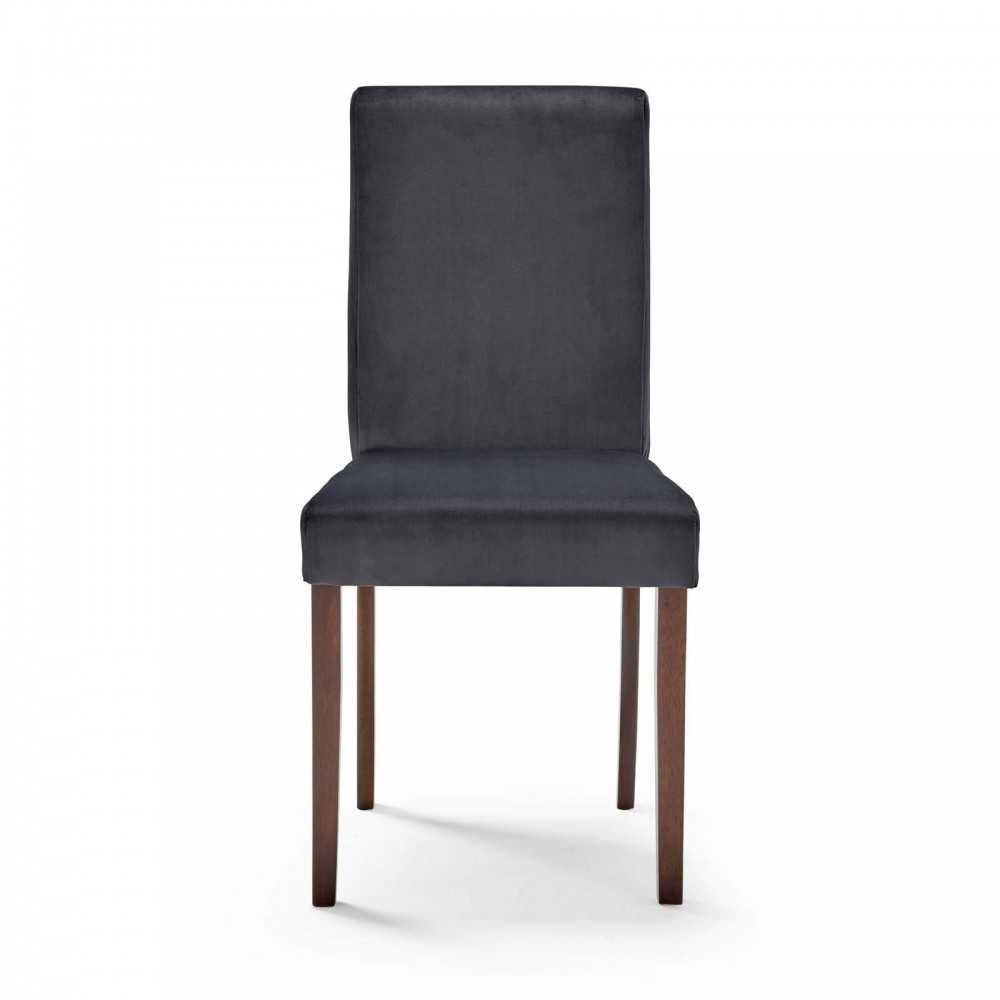 Prosper 5 Piece Upholstered Velvet Dining Set, Cappuccino Gray, EEI-4185-CAP-GRY