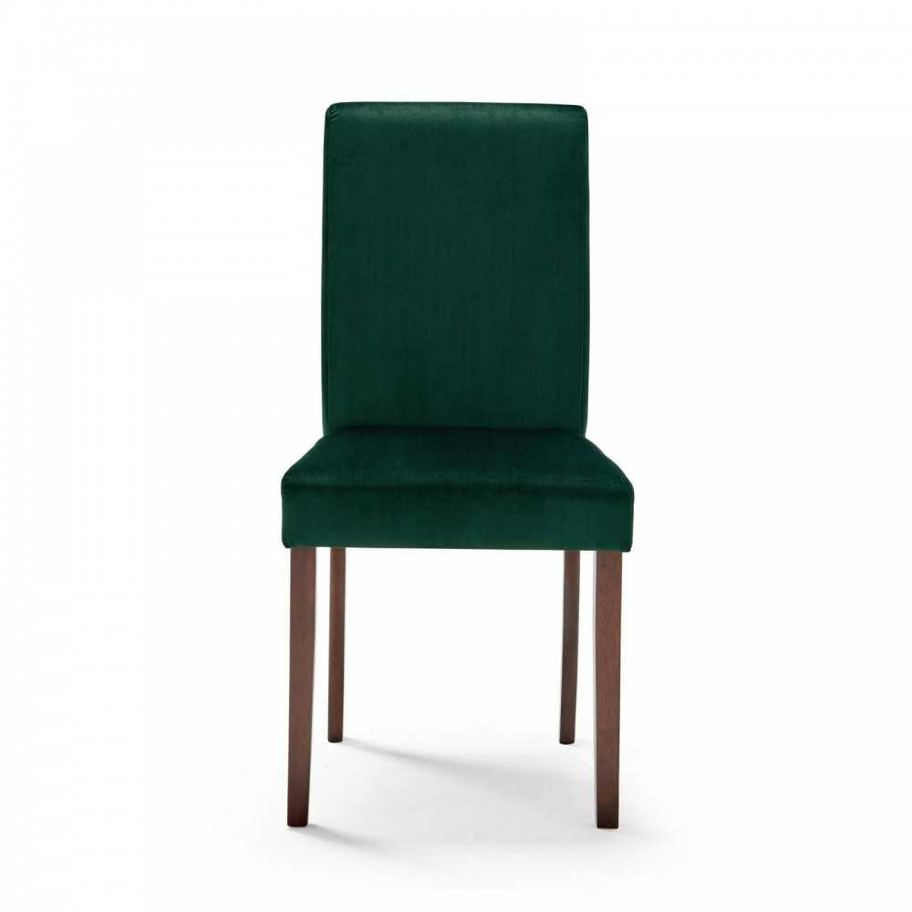 Prosper 5 Piece Upholstered Velvet Dining Set, Cappuccino Green, EEI-4180-CAP-GRN