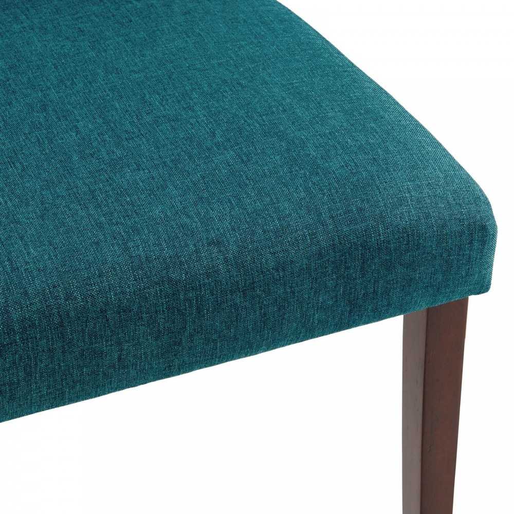 Prosper Upholstered Fabric Dining Side Chair Set of 2, Teal