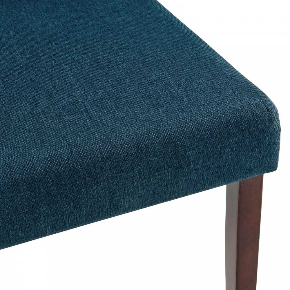 Prosper Upholstered Fabric Dining Side Chair Set of 2, Blue