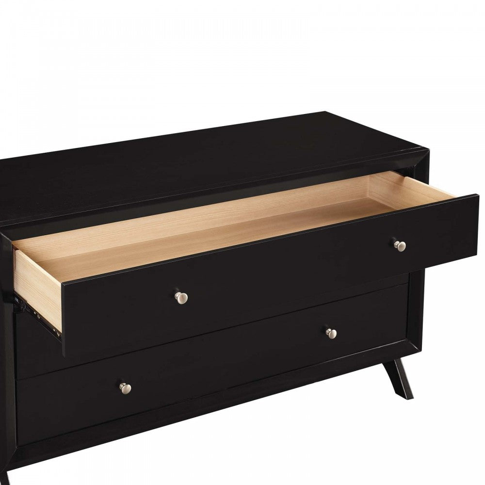 Providence Three-Drawer Dresser or Stand, Cappuccino