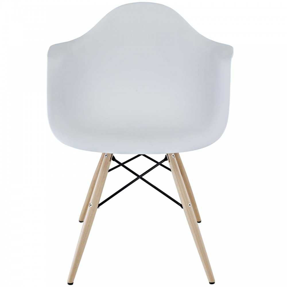 Pyramid Dining Armchair Set of 2, White