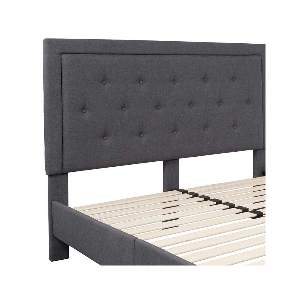 Queen Platform Bed | Queen Size Platform Bed Frame with Headboard