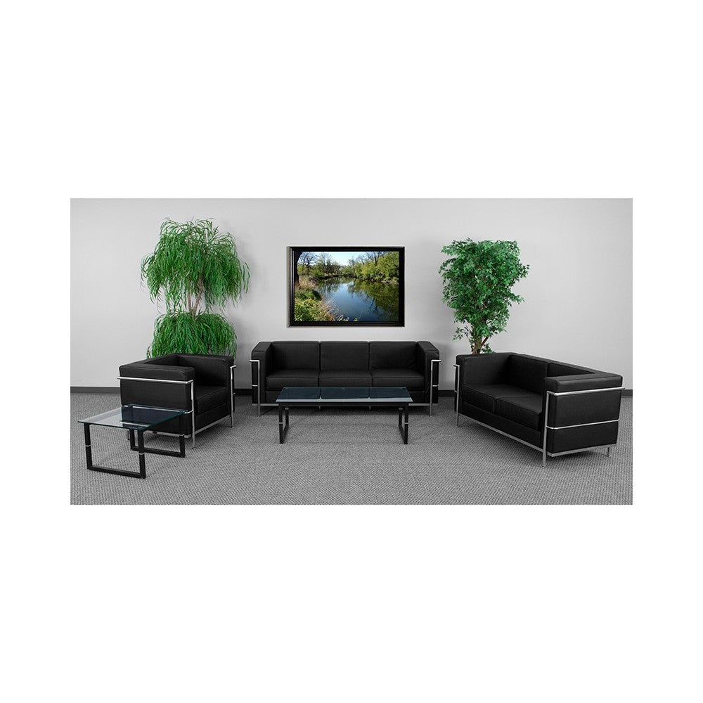 Reception Set in Black LeatherSoft