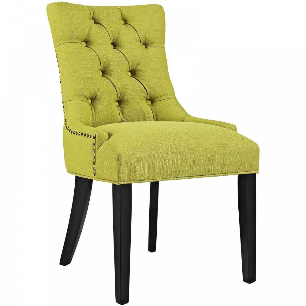 Regent Dining Side Chair Fabric Set of 2, Wheatgrass