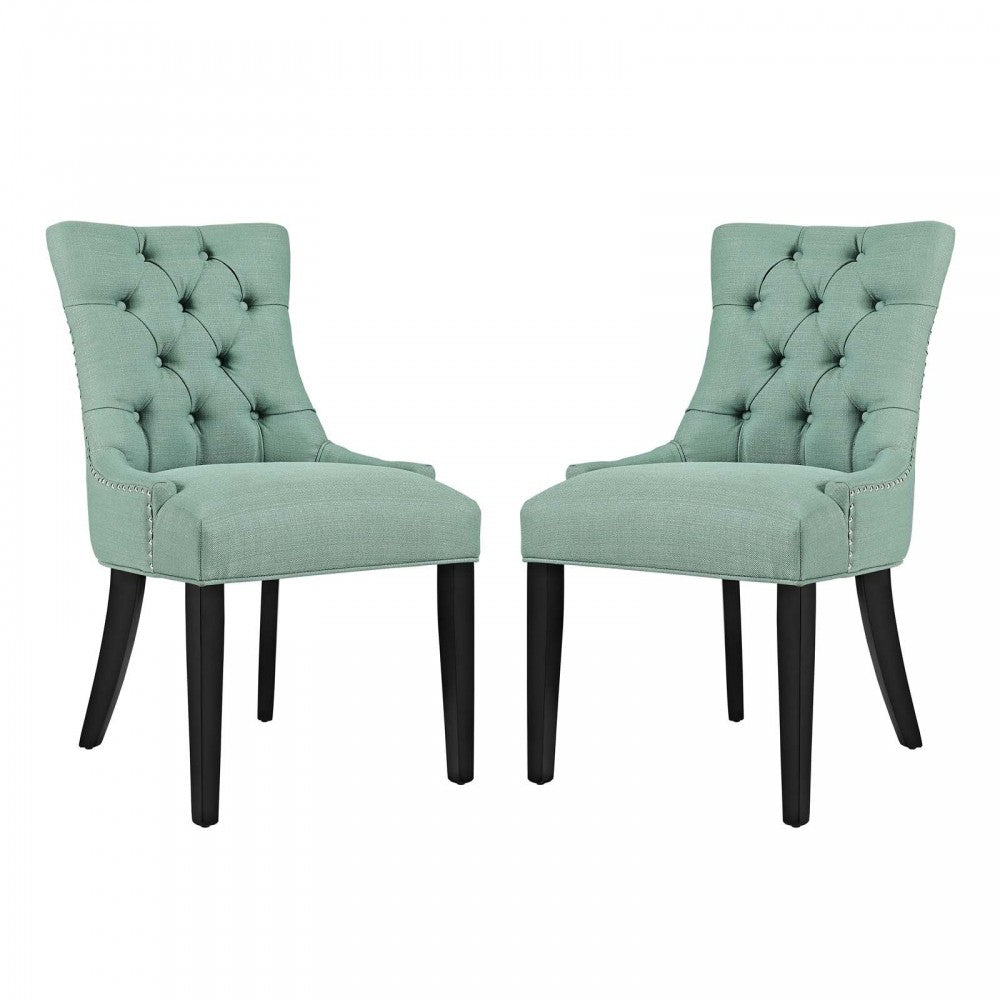 Regent Dining Side Chair Fabric Set of 2, Laguna