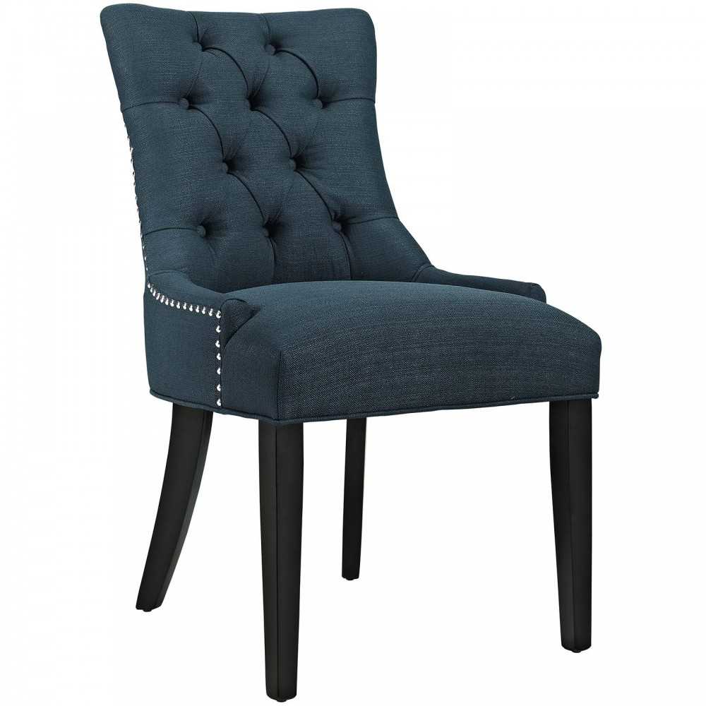 Regent Dining Side Chair Fabric Set of 2, Azure