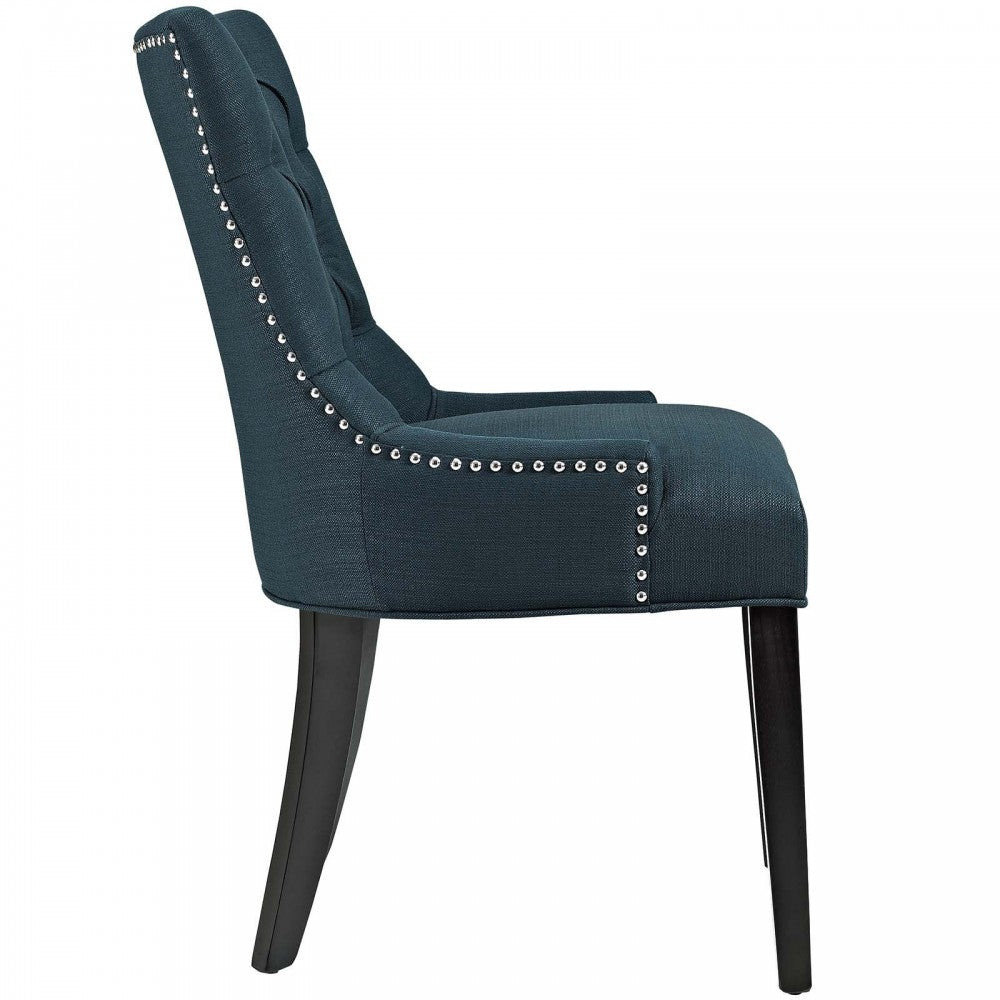 Regent Dining Side Chair Fabric Set of 2, Azure