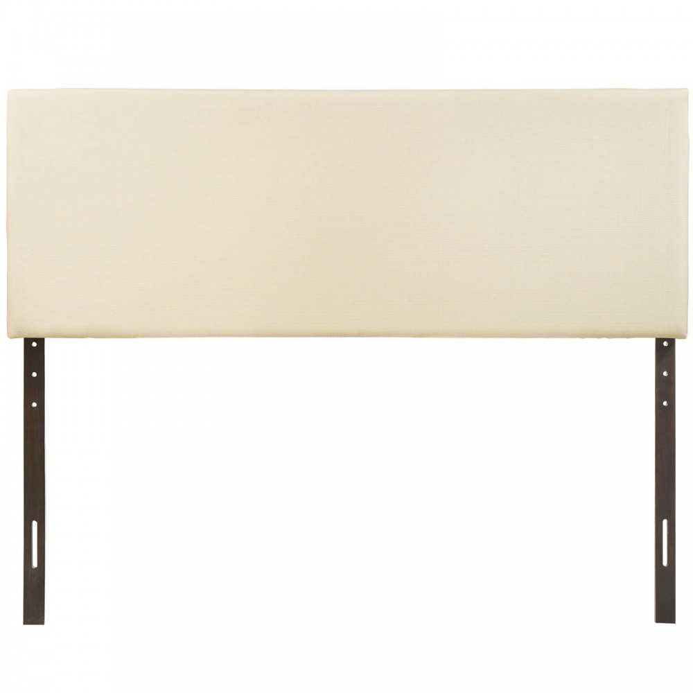 Region Queen Upholstered Headboard, Ivory
