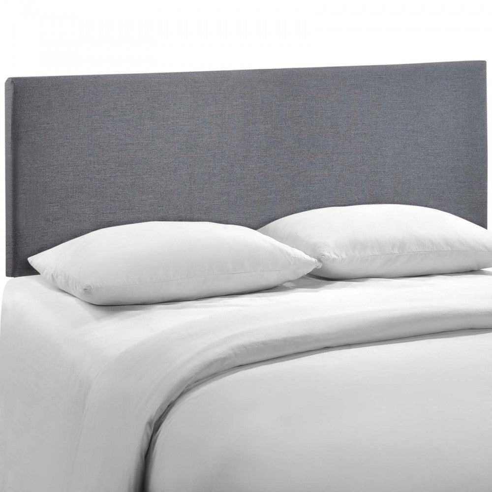 Region Queen Upholstered Headboard, Smoke