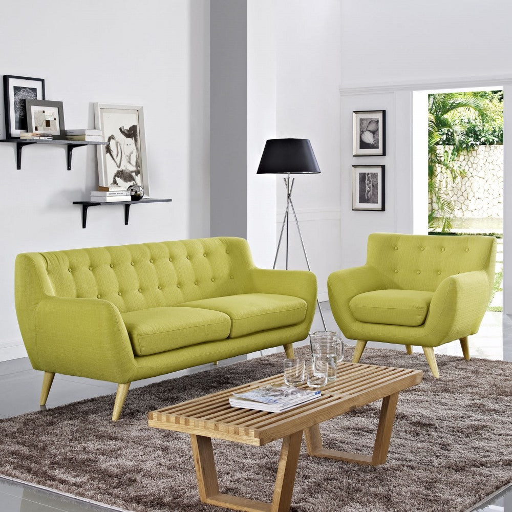 Remark 2 Piece Living Room Set, Wheat, EEI-1784-WHE-SET