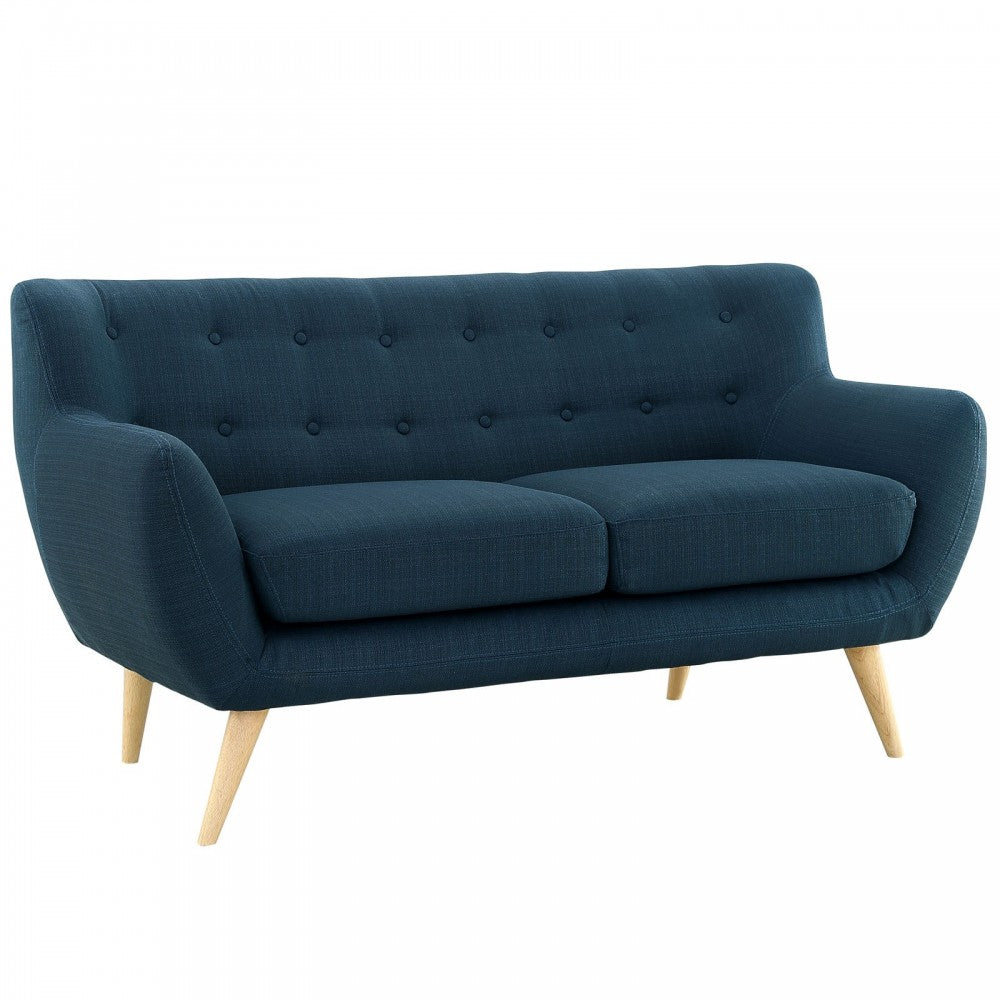 Remark 2 Piece Living Room Set, Azure, EEI-1785-AZU-SET