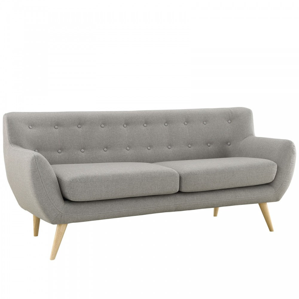 Remark 2 Piece Living Room Set, Light Gray, EEI-1785-LGR-SET