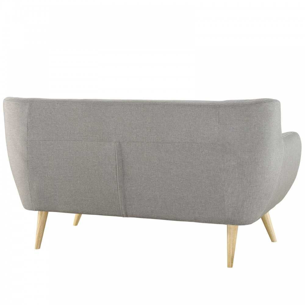 Remark 2 Piece Living Room Set, Light Gray, EEI-1785-LGR-SET