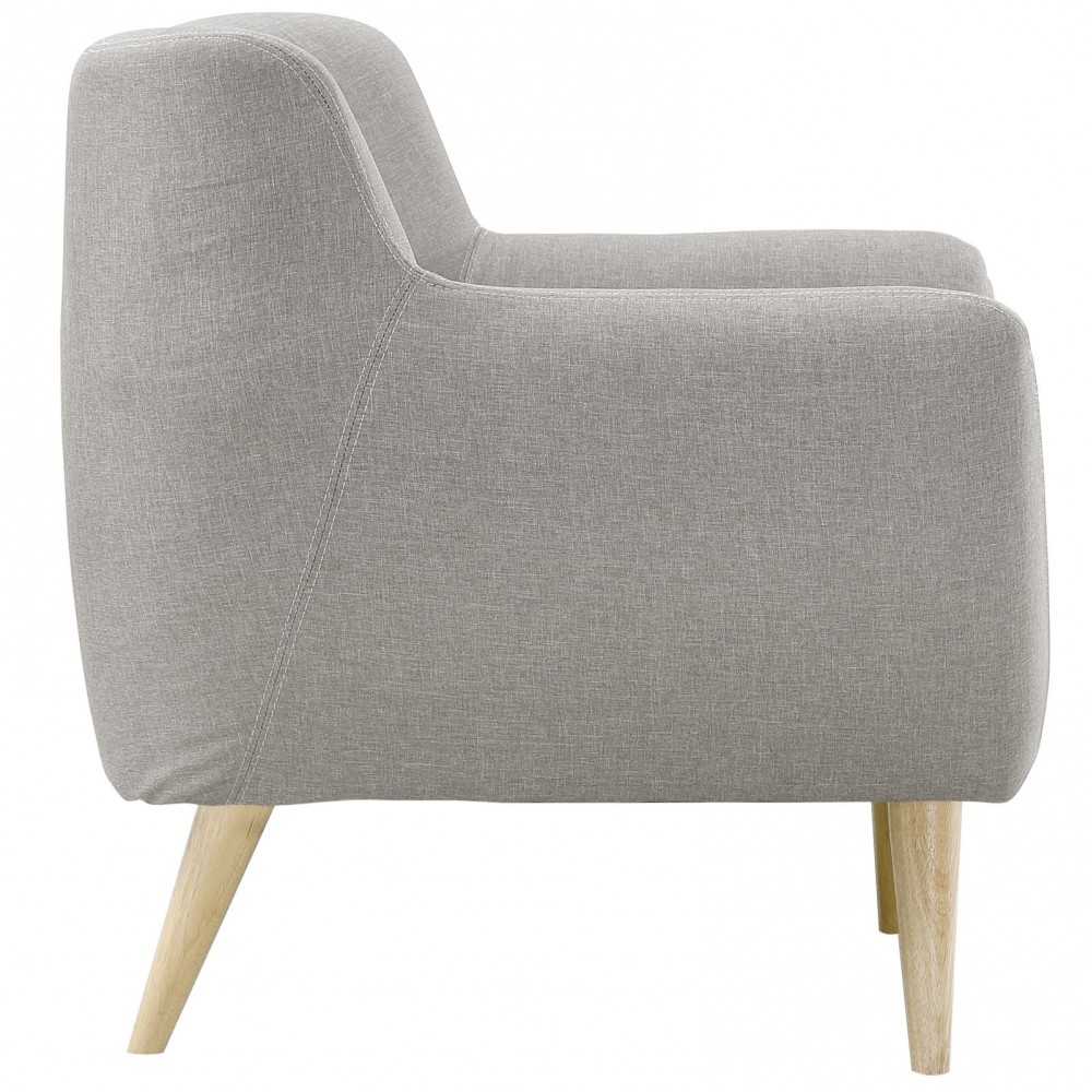Remark 2 Piece Living Room Set, Light Gray, EEI-1783-LGR-SET