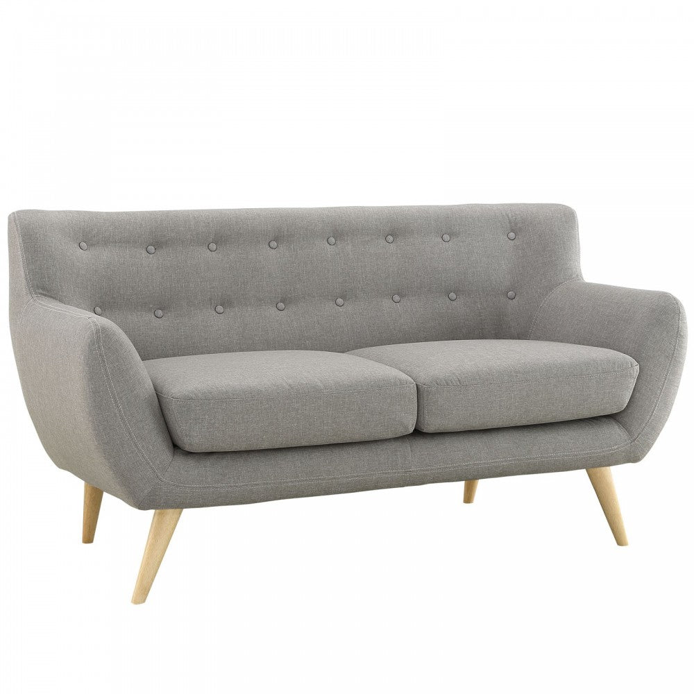 Remark 2 Piece Living Room Set, Light Gray, EEI-1783-LGR-SET
