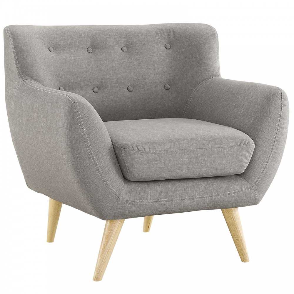 Remark 2 Piece Living Room Set, Light Gray, EEI-1784-LGR-SET