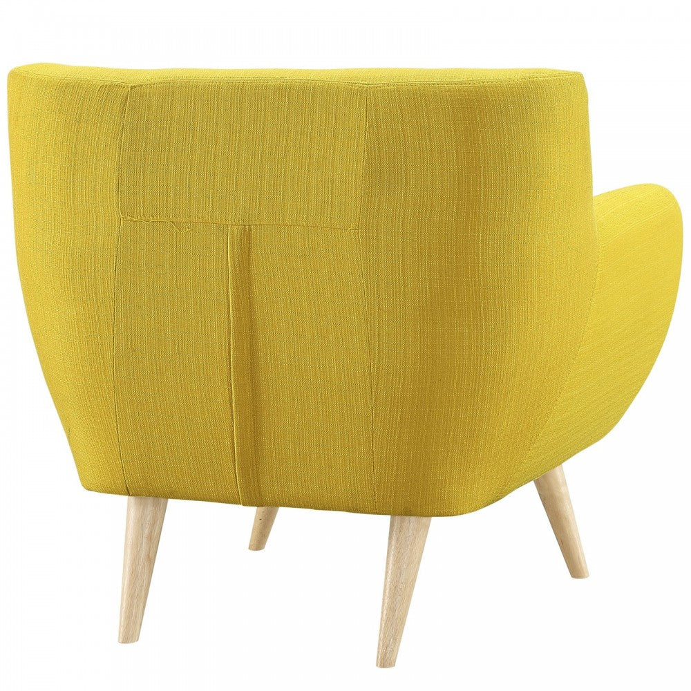 Remark Upholstered Fabric Armchair, Sunny