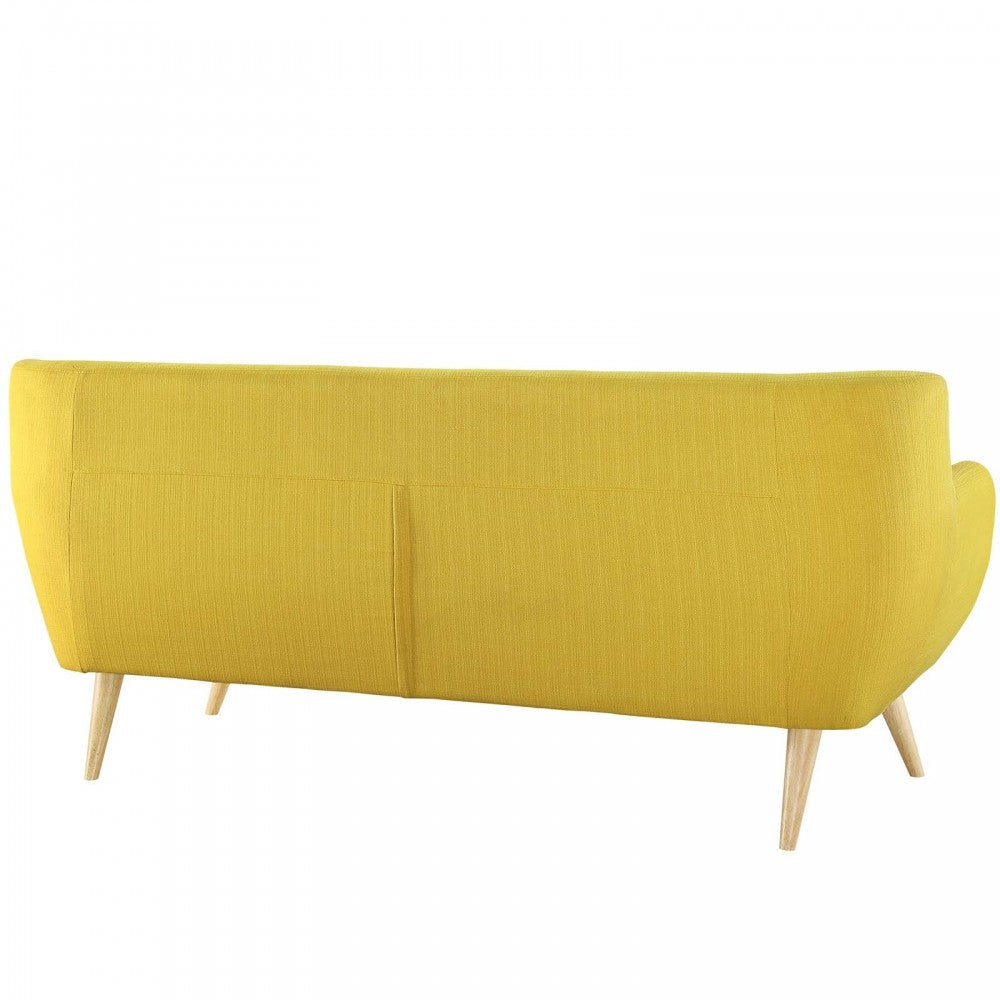 Remark Upholstered Fabric Sofa, Sunny