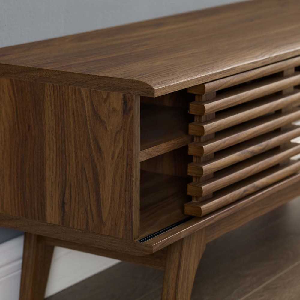 Render 46" Media Console TV Stand, Walnut, EEI-3837-WAL