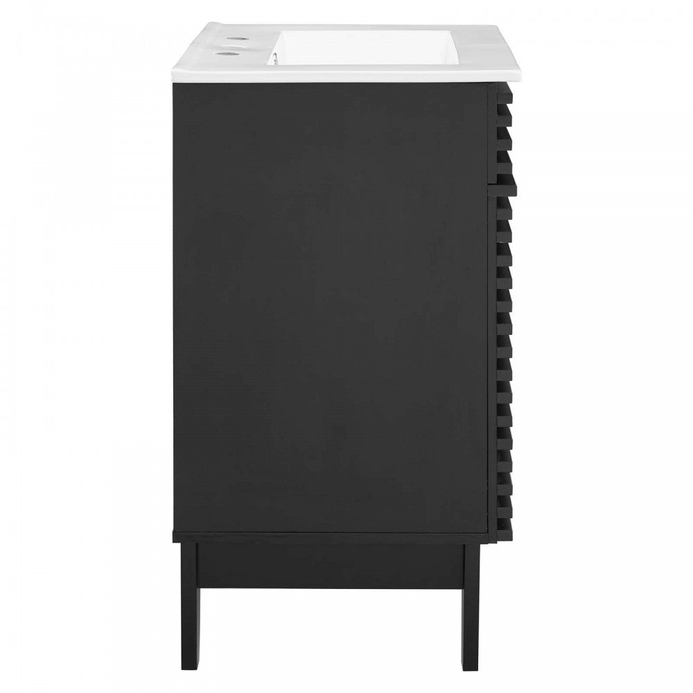Render Bathroom Vanity, Black White