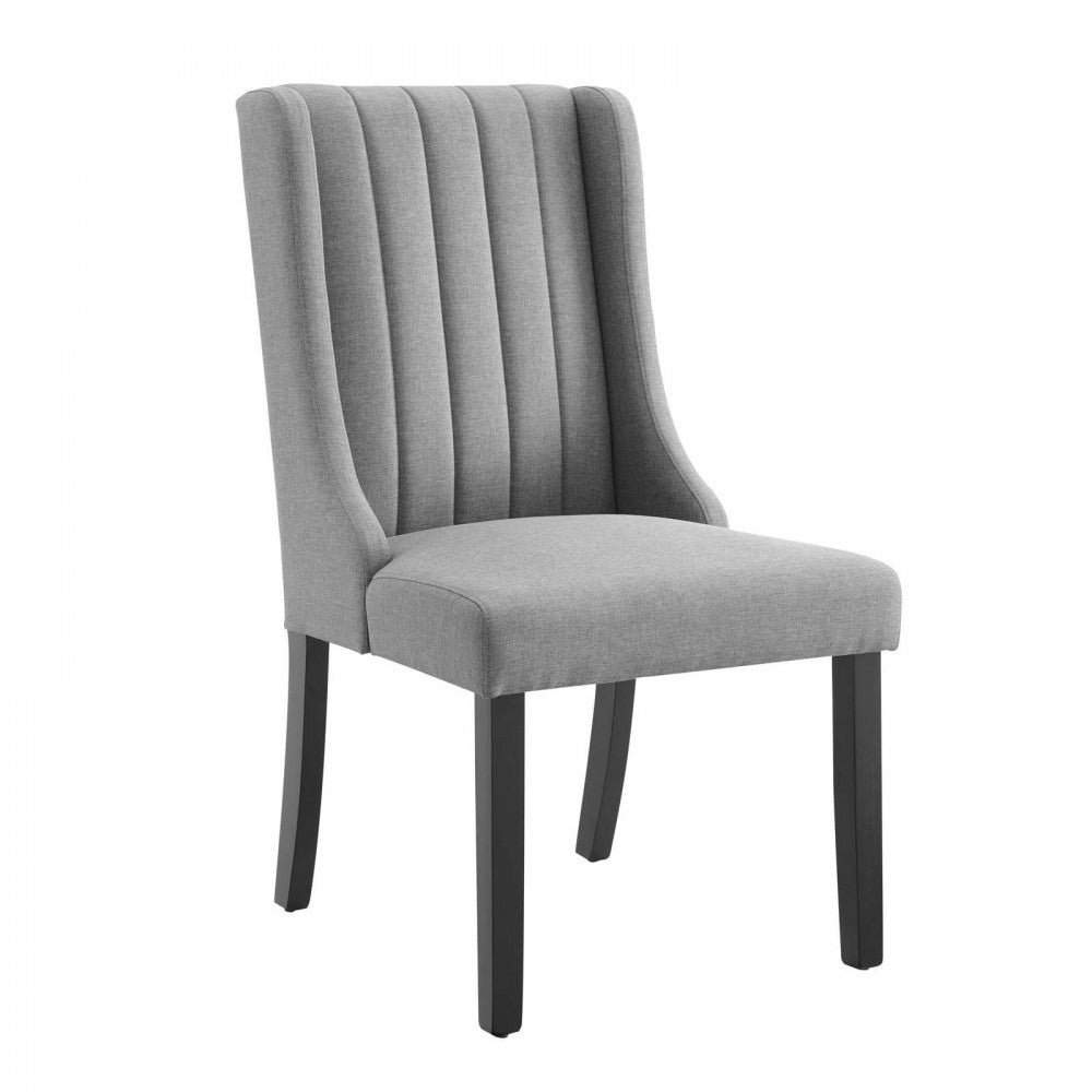 Renew Parsons Fabric Dining Side Chairs - Set of 2, Light Gray
