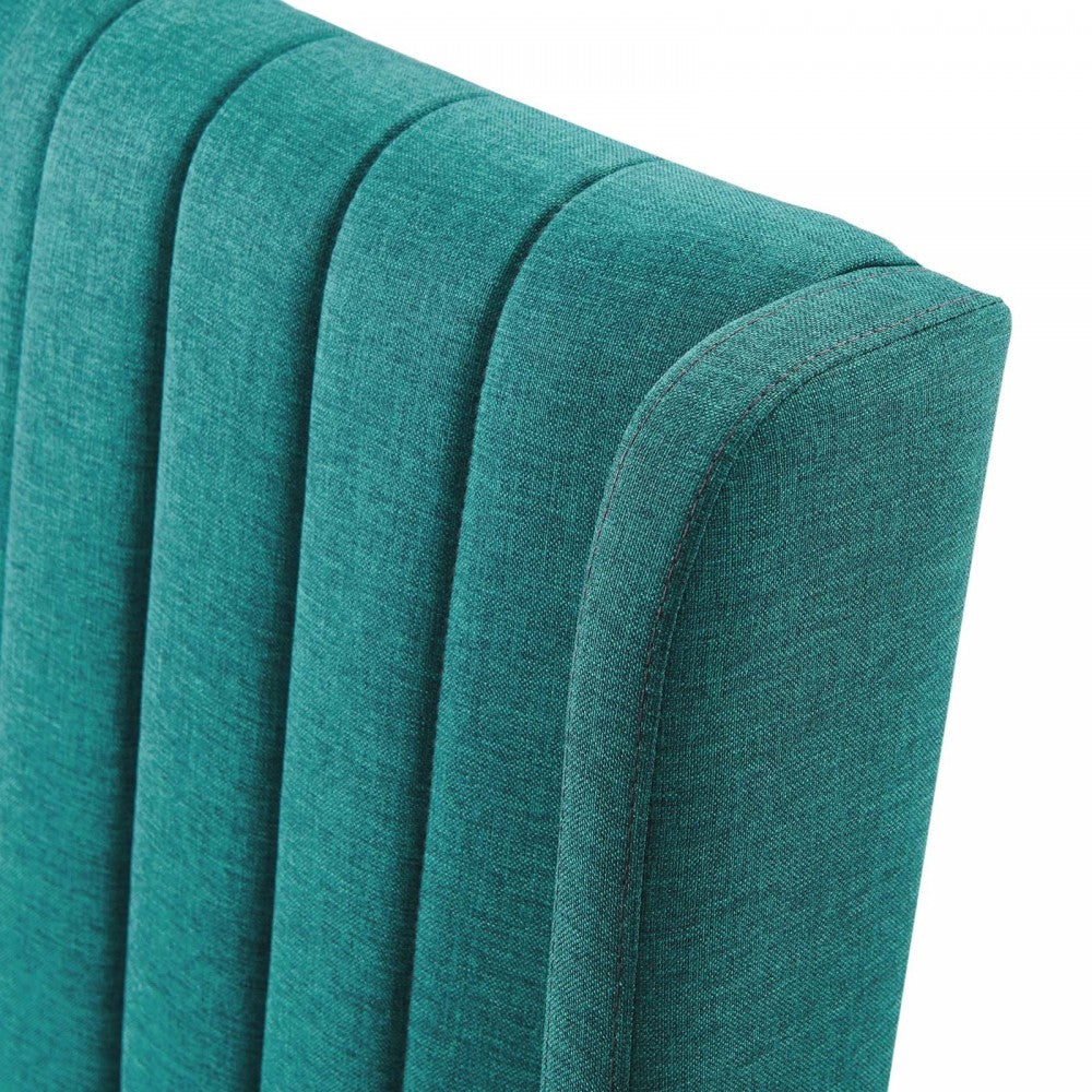 Renew Parsons Fabric Dining Side Chairs - Set of 2, Teal
