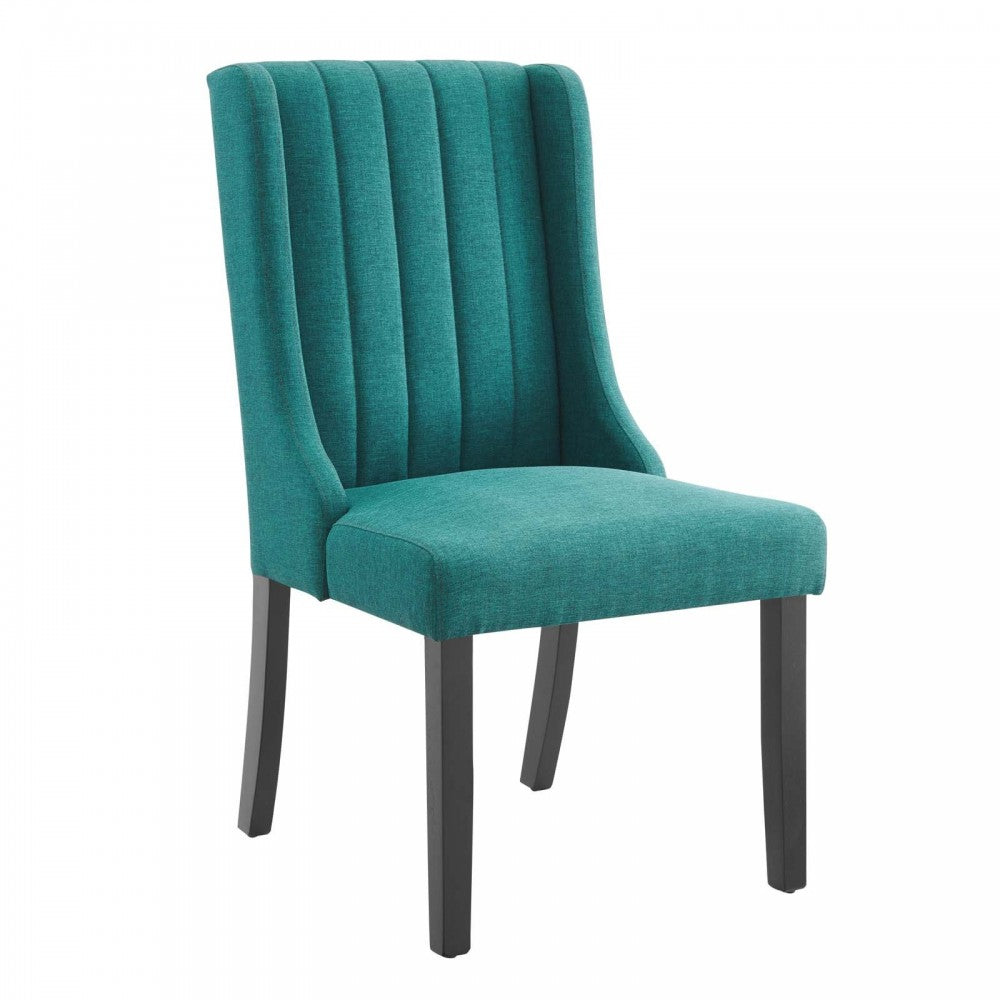 Renew Parsons Fabric Dining Side Chairs - Set of 2, Teal