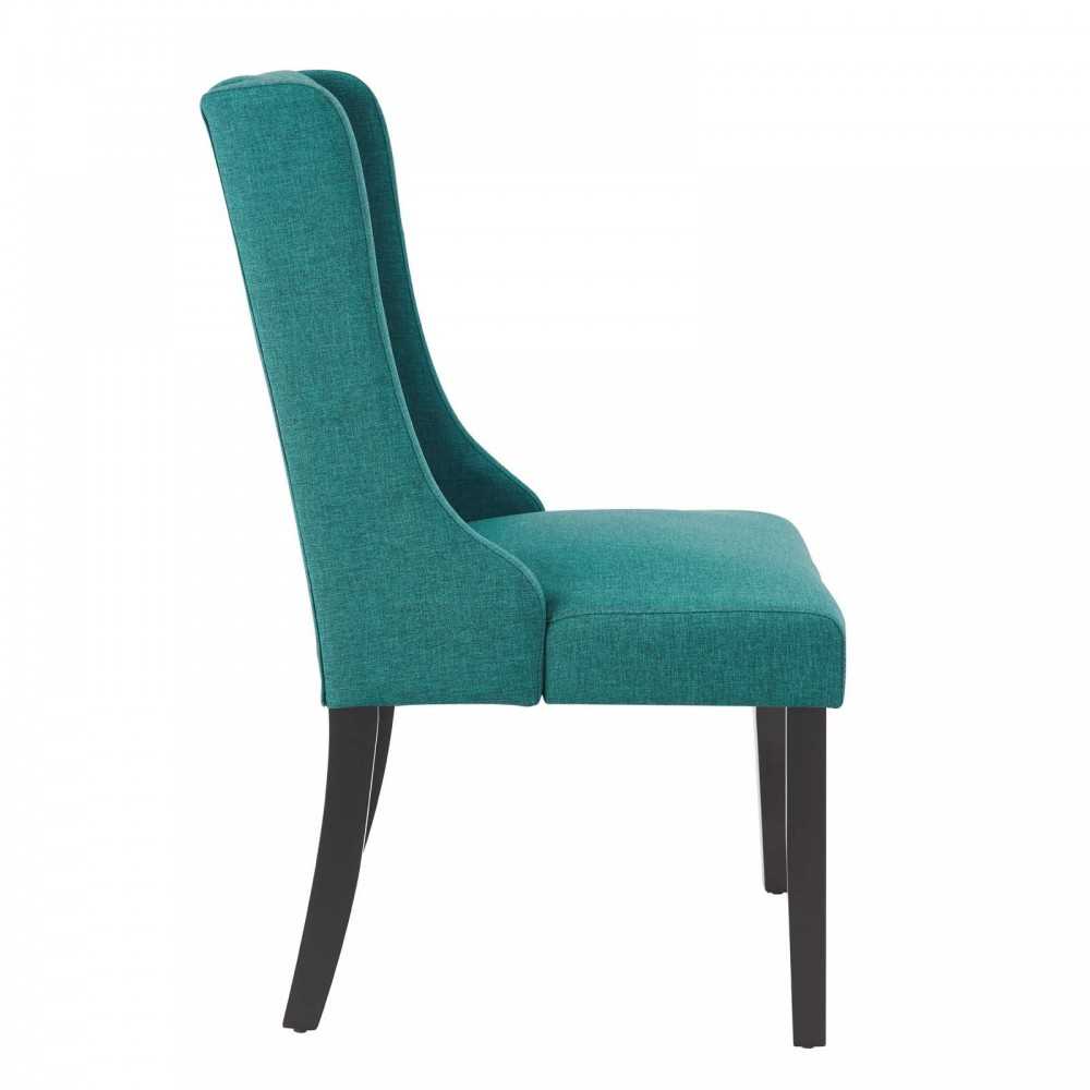 Renew Parsons Fabric Dining Side Chairs - Set of 2, Teal