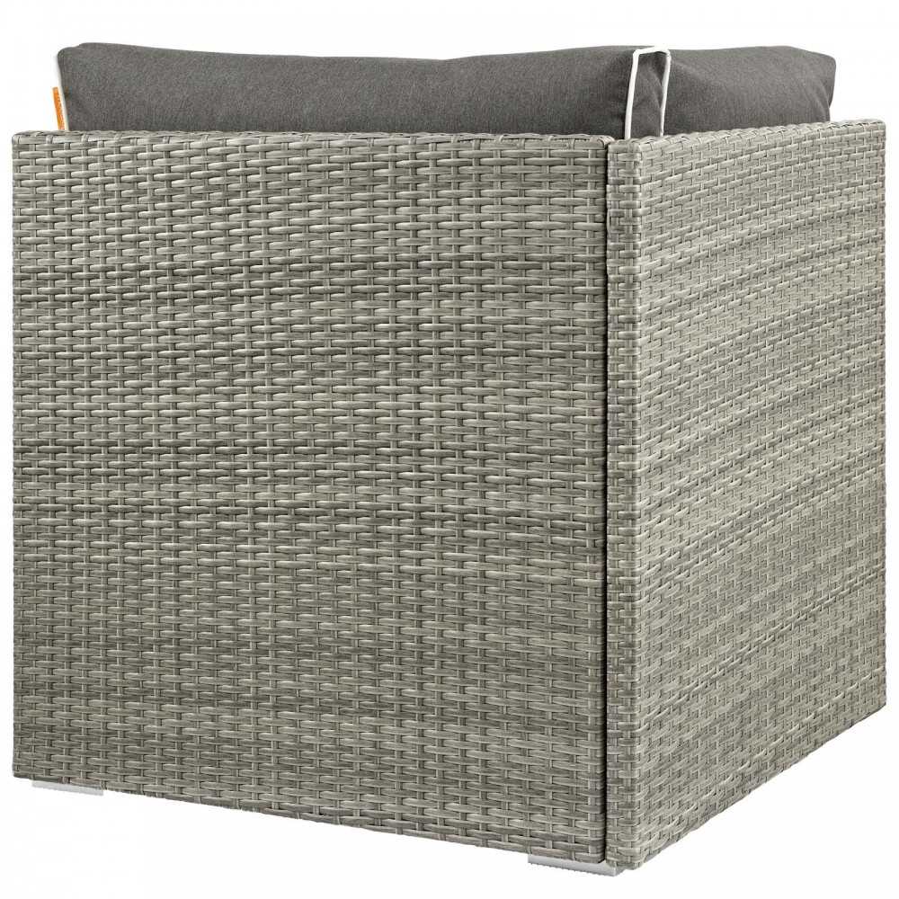 Repose Outdoor Patio Corner, Gray, EEI-2956-LGR-CHA
