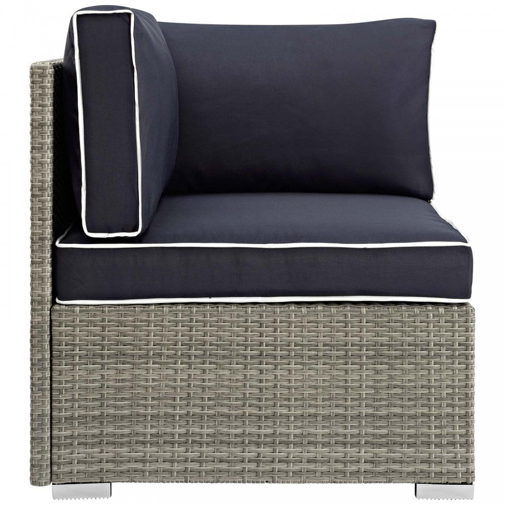 Repose Outdoor Patio Corner, Gray, EEI-2956-LGR-NAV