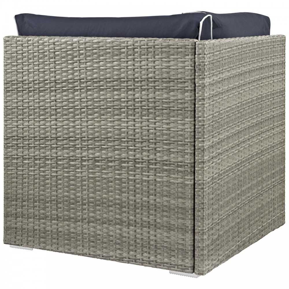 Repose Outdoor Patio Corner, Gray, EEI-2956-LGR-NAV