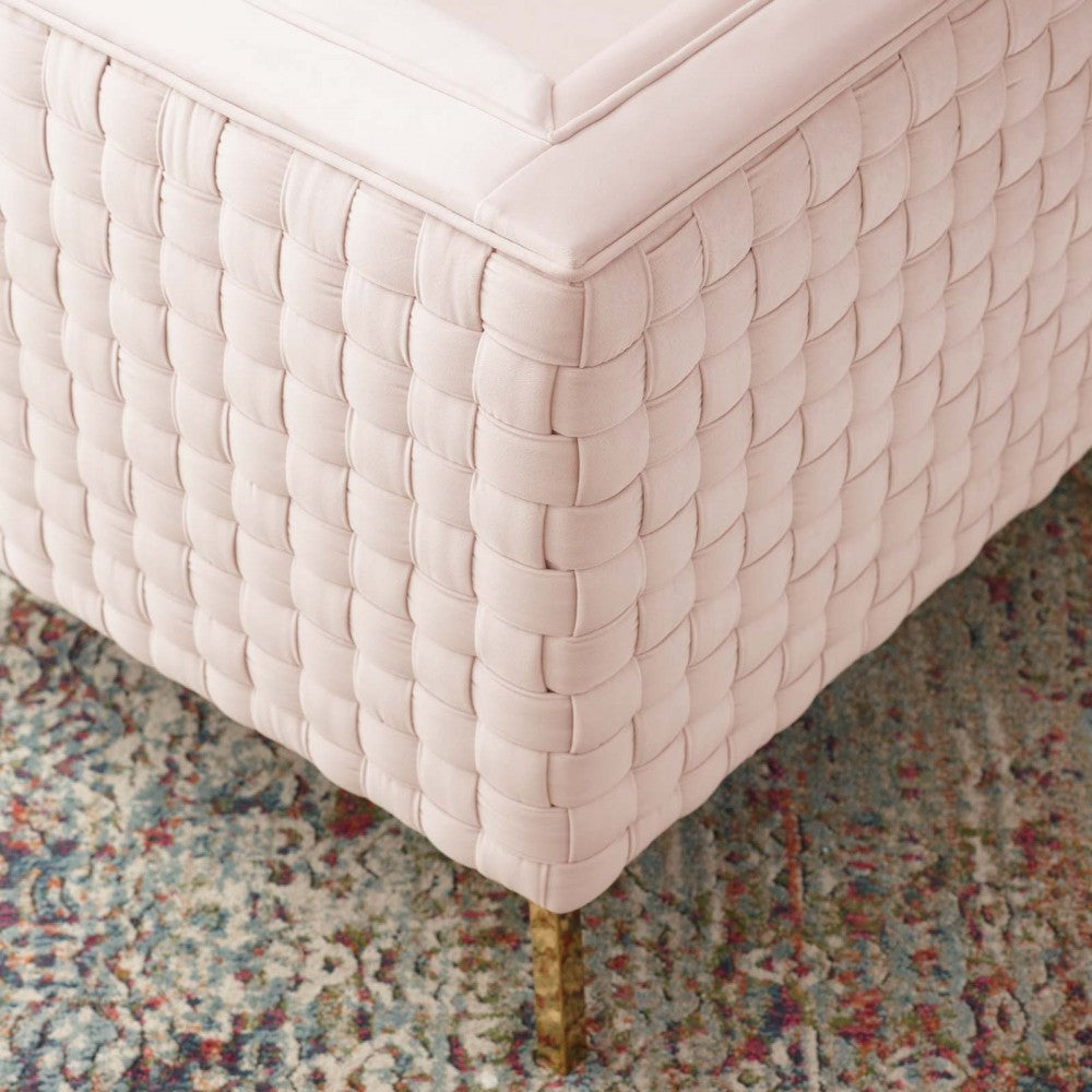 Resonate Performance Velvet Armchair, Pink